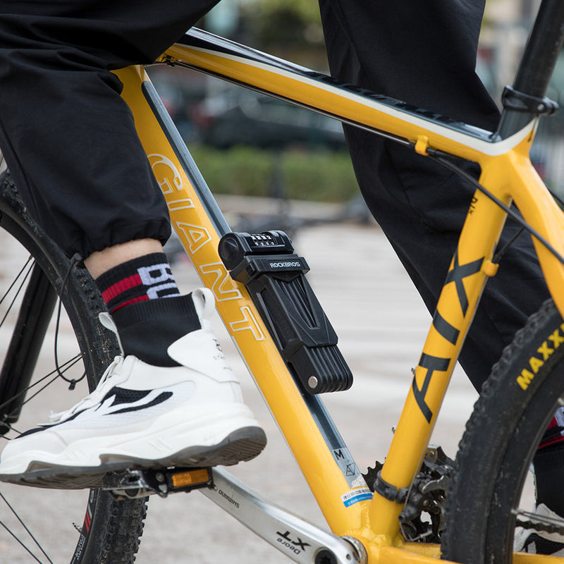 Bicycle folding lock