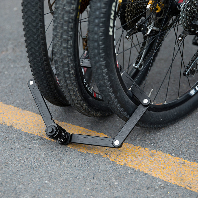 Bicycle folding lock